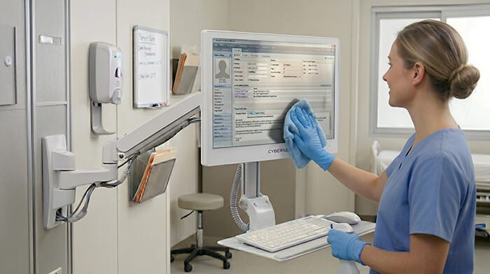 Komputery medyczne all-in-one CyberMED do środowiska sterylnego